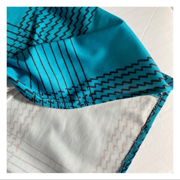 VINTAGE - CROSSROADS PRINT 80’S DAY DRESS sz. 38 - Picture 10 of 10